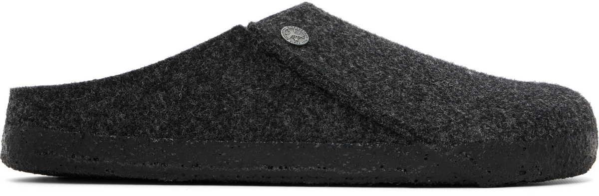 Birkenstock Gray Regular Zermatt Shearling Loafers