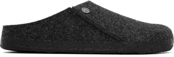 Photo: Birkenstock Gray Regular Zermatt Shearling Loafers
