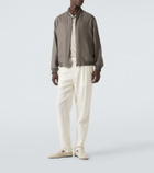 Zegna Linen bomber jacket
