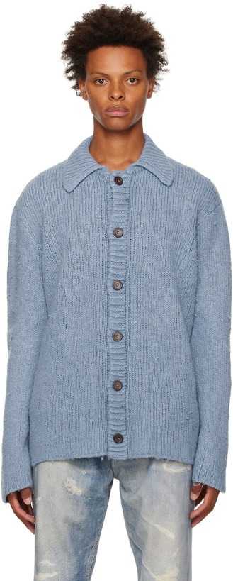 Photo: Our Legacy Blue Big Cardigan