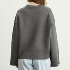 Samsøe Samsøe Women's Salula V Neck Sweater in Dark Grey