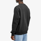 New Amsterdam Surf Association Men's Logo Crew Sweat in Black/White