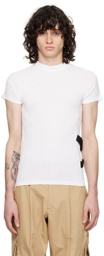 Photo: HYEIN SEO White Strap T-shirt