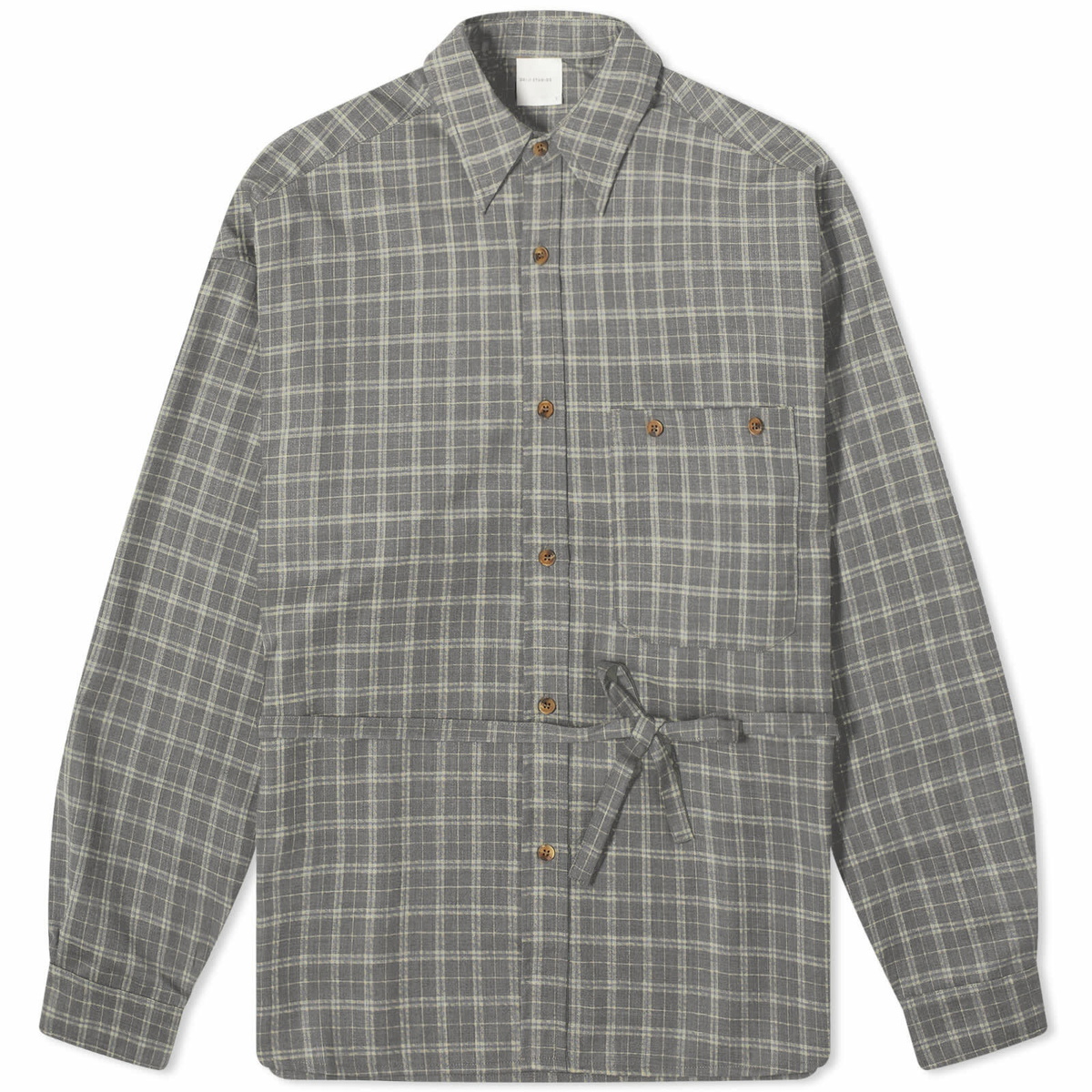 Deiji Studios Women's Wool Check Shirt in Everyday Check