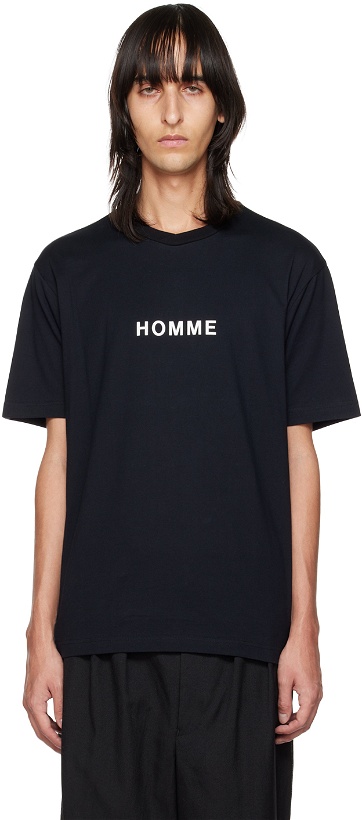 Photo: Comme des Garçons Homme Black 'Homme' T-Shirt
