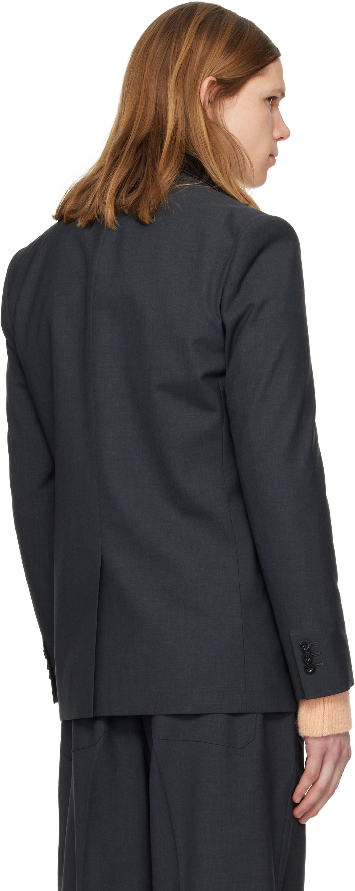 sacai Gray Suiting Blazer