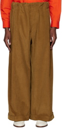 Meryll Rogge Tan Drawstring Trousers