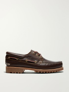 Timberland - Authentic 3-Eye Lug Leather Boat Shoes - Brown
