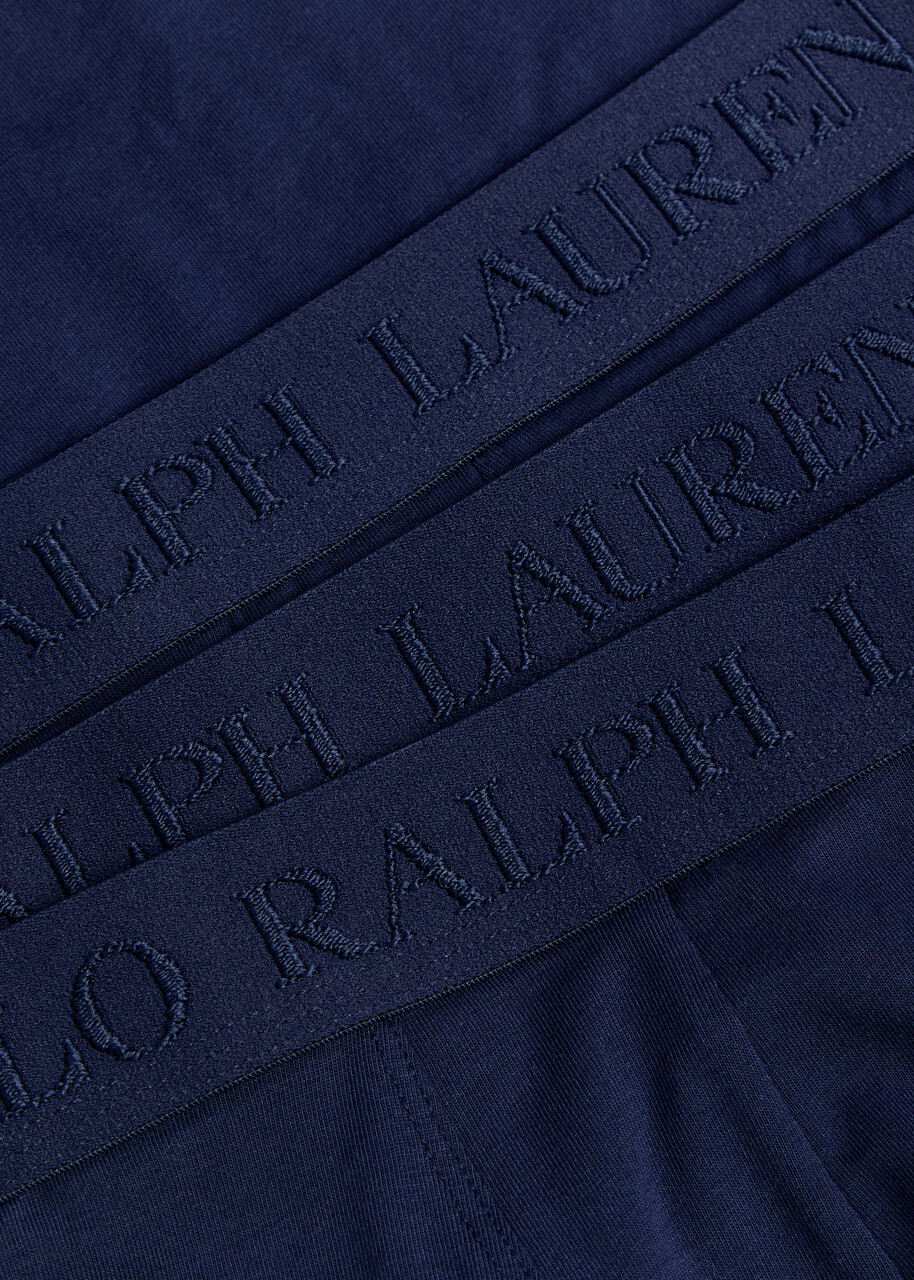 Polo Ralph Lauren Stretch-cotton Trunks set of Three Navy
