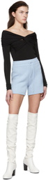 KHAITE Blue 'The Kev' Shorts