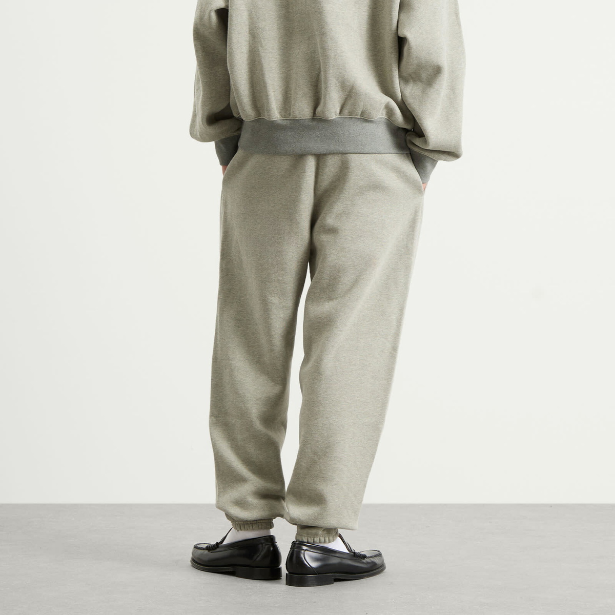 Fear of God ESSENTIALS Men's Signature Classic Sweat Pants in Concrete Heather