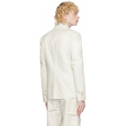 Fendi White Cotton Sports Blazer