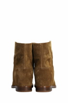 Via Roma 15 Ankle Boots Inside Wedge In Leather Color Suede