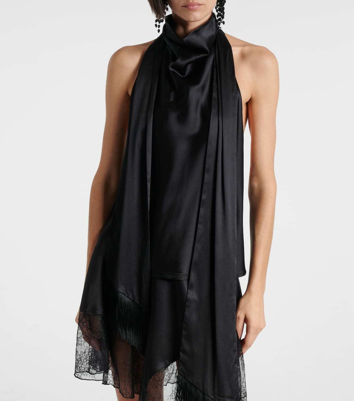 Nina Ricci Scarf-detail top