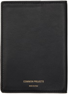 Common Projects Black Leather Passport Holder