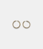 David Yurman DY Mercer® 18kt gold hoop earrings with diamonds