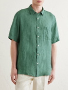 Sunspel - Linen Shirt - Green