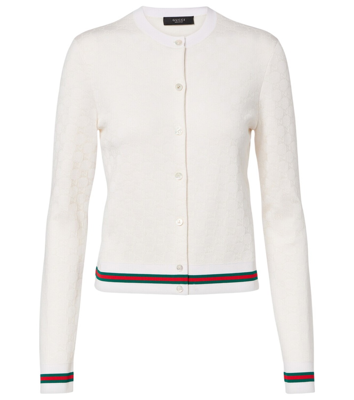 Photo: Gucci GG jacquard cardigan