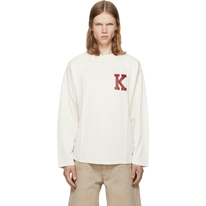 Photo: Kenzo Off-White Kenzo Paris 'KENZO Varsity' Long Sleeve T-shirt