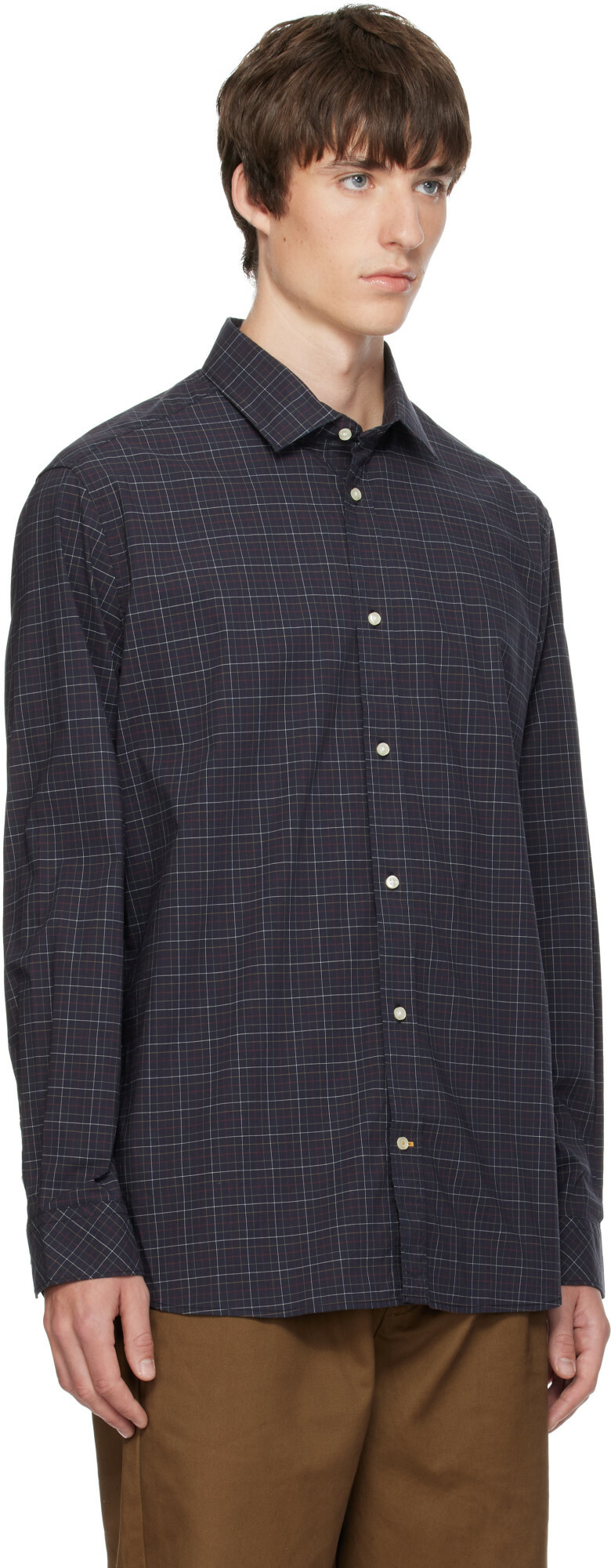 Barbour Navy Ashfield Tailored Shirt