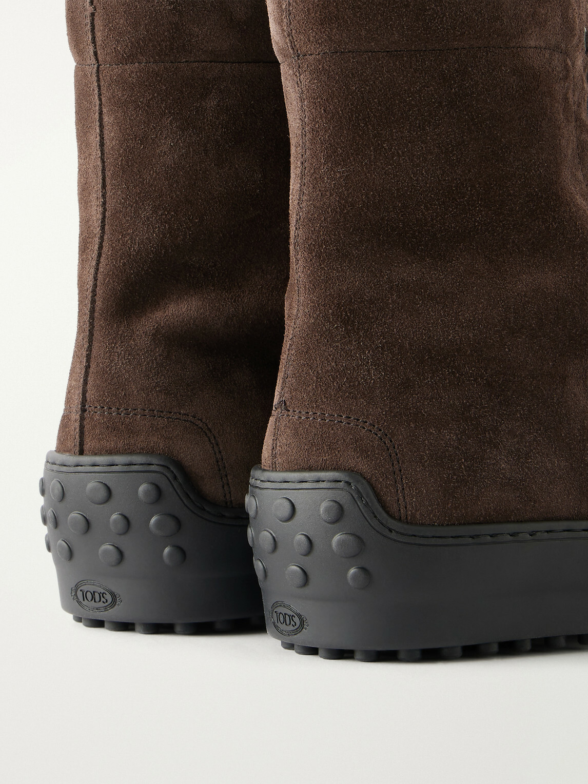 Tod's - Winter Gommino Suede Boots - Brown