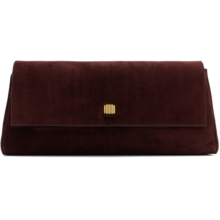 Photo: KHAITE Burgundy Audrey Clutch
