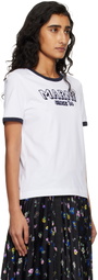 Marni White Flock Print Jersey T-shirt