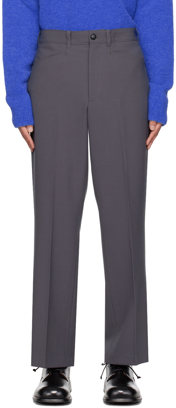Róhe Gray Cropped Trousers