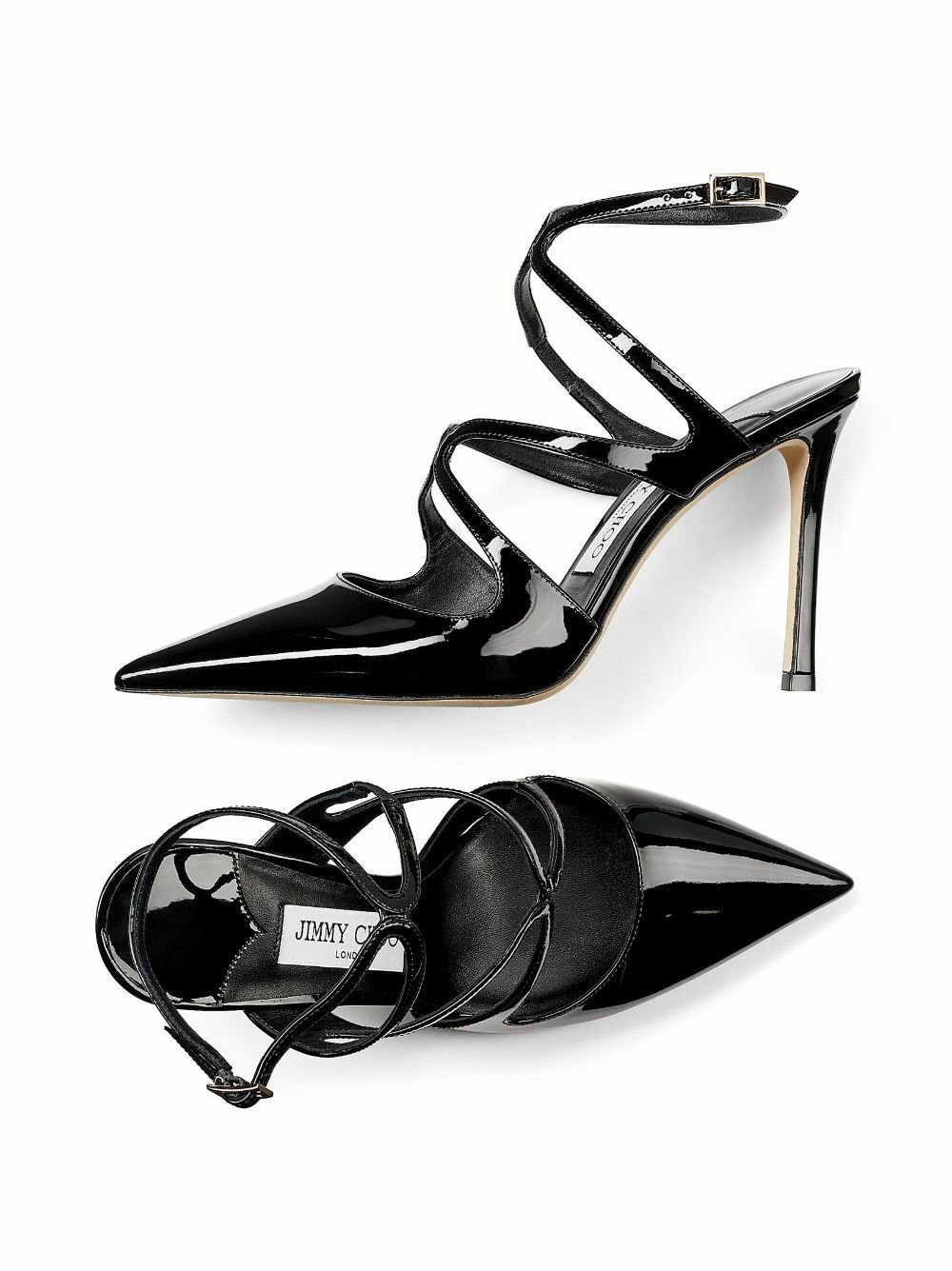 JIMMY CHOO - Azia 95 Patent Leather Pumps Jimmy Choo