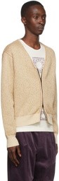 Acne Studios Beige Cotton Cardigan