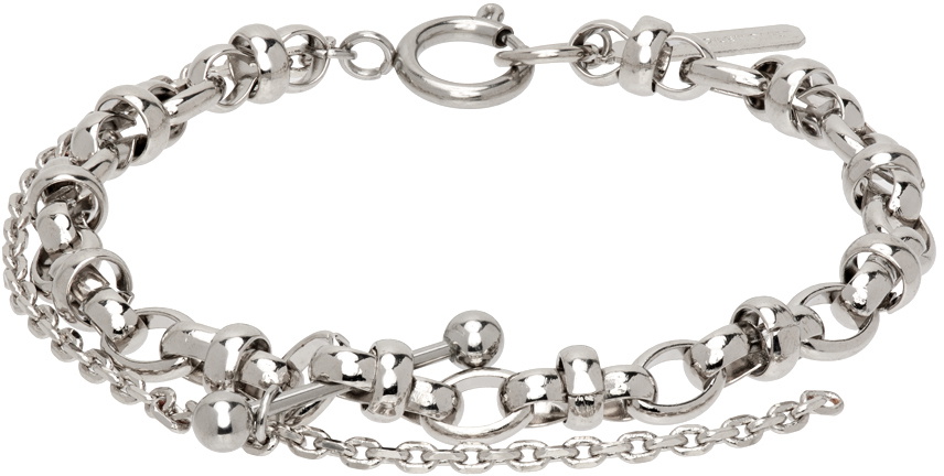Justine Clenquet Silver Taylor Bracelet Justine Clenquet