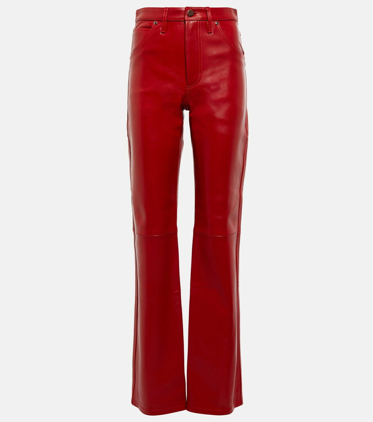 Dodo Bar Or High-rise leather pants