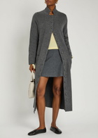 Lisa Yang Rhea Cashmere Cardigan Coat Grey