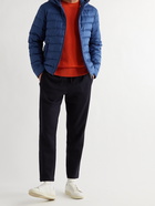 Loro Piana - Gateway Quilted Silk-Twill Hooded Down Jacket - Blue