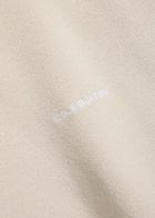 Cole Buxton Logo-embroidered Hooded Cotton-blend Sweatshirt Sand