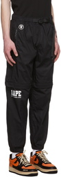 AAPE by A Bathing Ape Black Cotton Lounge Pants