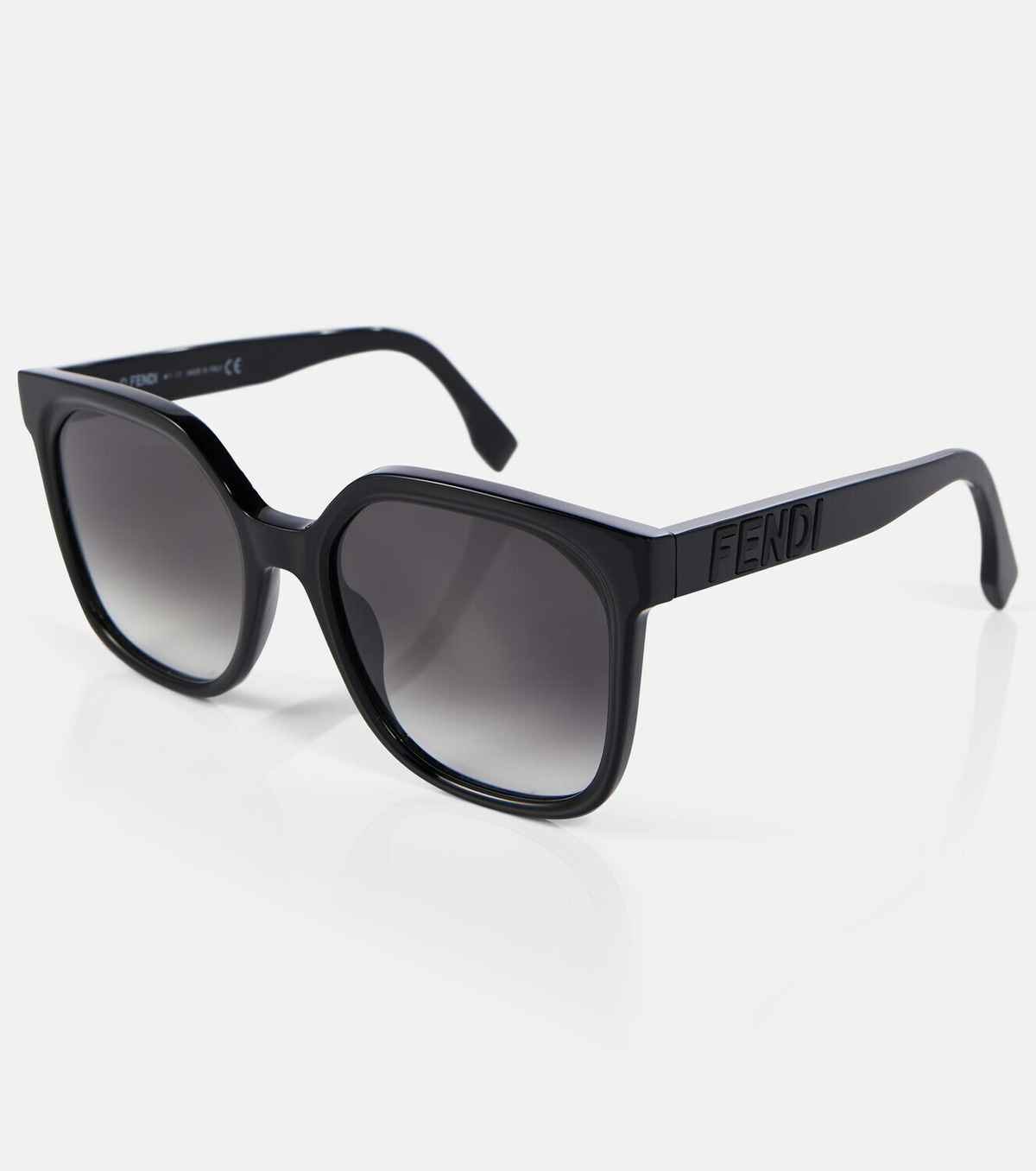 Fendi Lettering square sunglasses