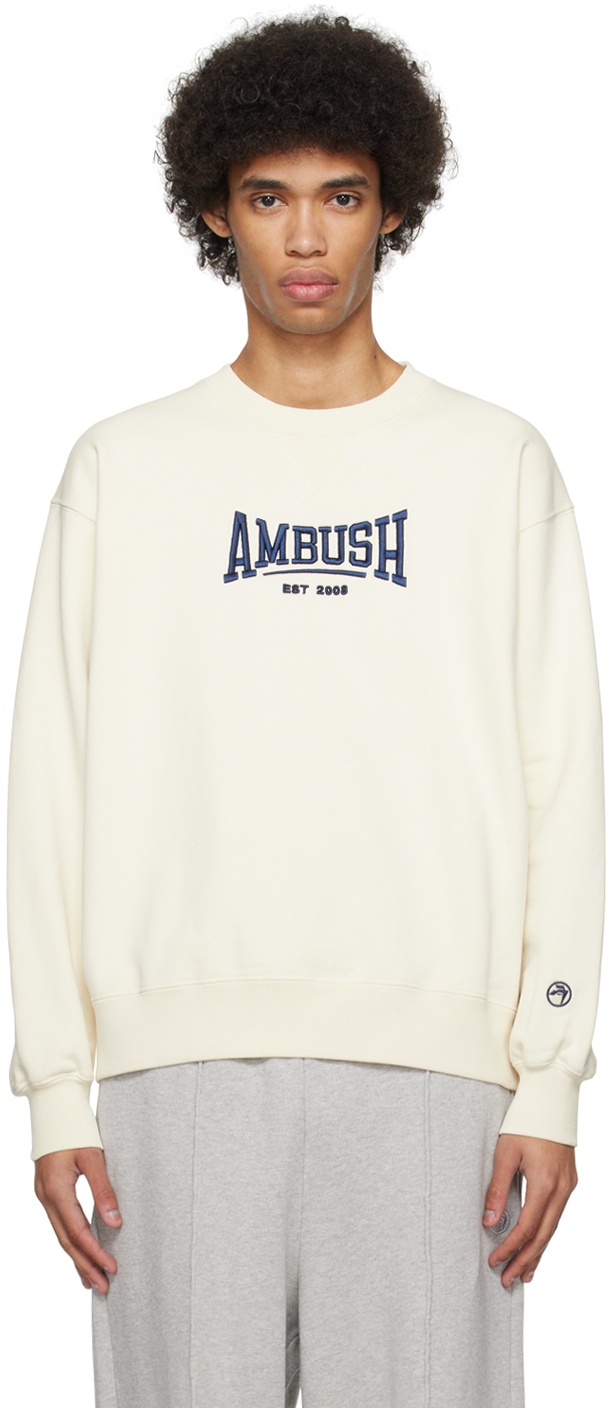 Photo: AMBUSH Off-White Embroidered Sweatshirt