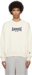 AMBUSH Off-White Embroidered Sweatshirt