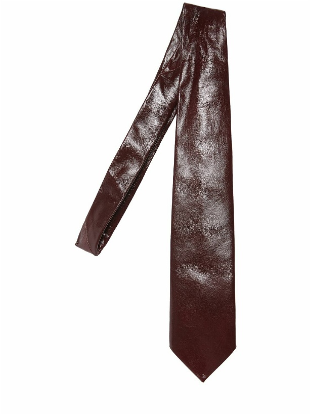 Photo: BOTTEGA VENETA - Shiny Leather Tie