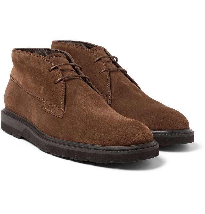 Photo: Tod's - Suede Chukka Boots - Men - Brown