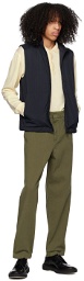ANOTHER ASPECT Green Regular-Fit Trousers