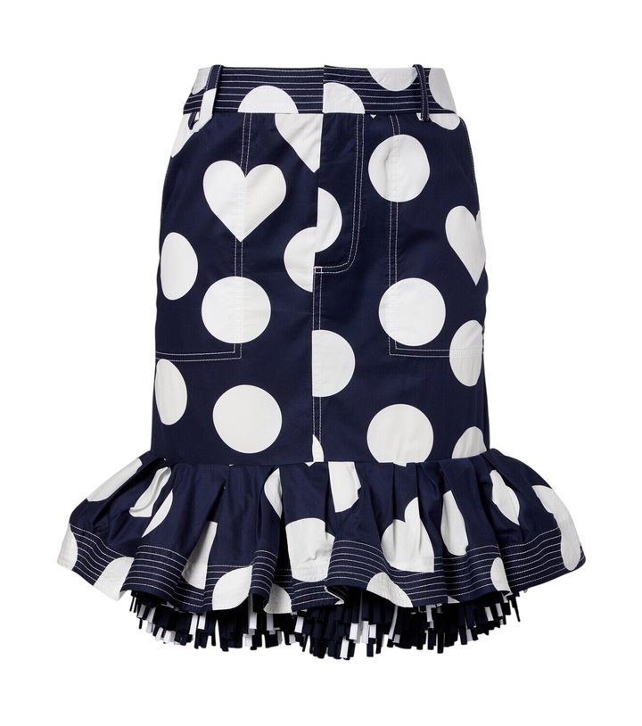 Photo: Jacquemus Cabana printed cotton poplin midi skirt