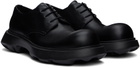 Acne Studios Black Leather Lace-Up Derbys