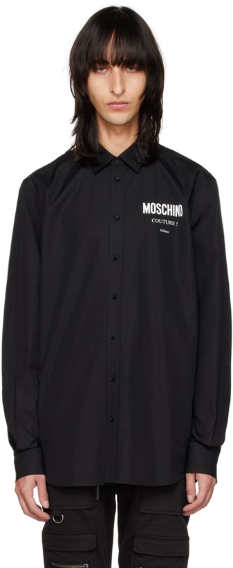 Photo: Moschino Black Buttoned Shirt