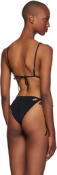 J.Kim Black Chilla Bikini Top