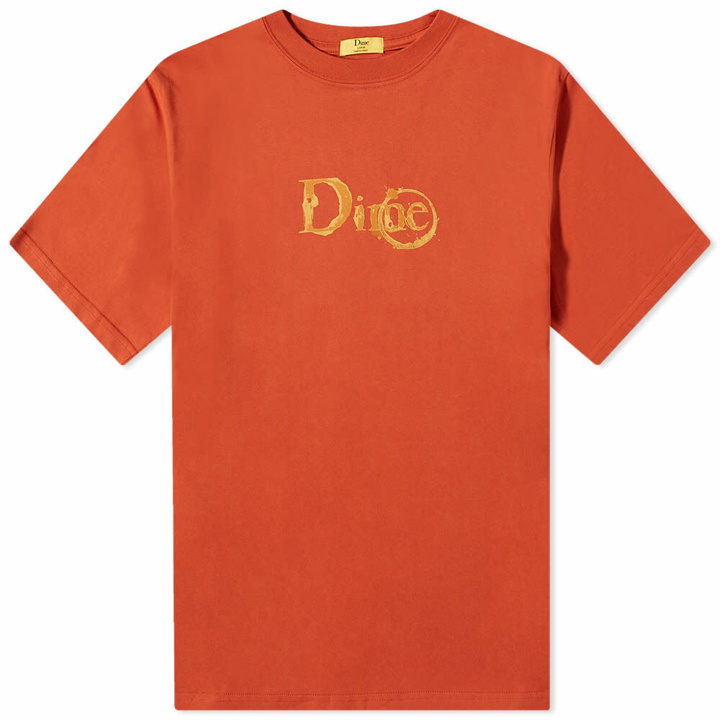 Photo: Dime Men's Classic Mocha T-Shirt in Autumn Red