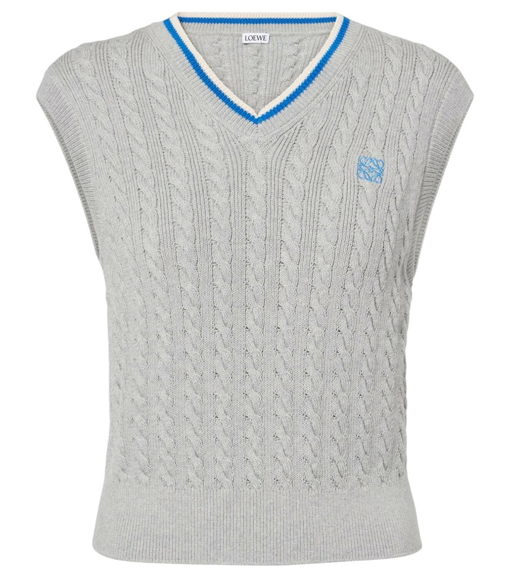 Photo: Loewe Cotton sweater vest