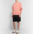 Acne Studios - Forba Logo-Appliquéd Loopback Cotton-Jersey Sweatshirt - Men - Pink