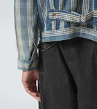 A.Presse No.213 checked denim jacket